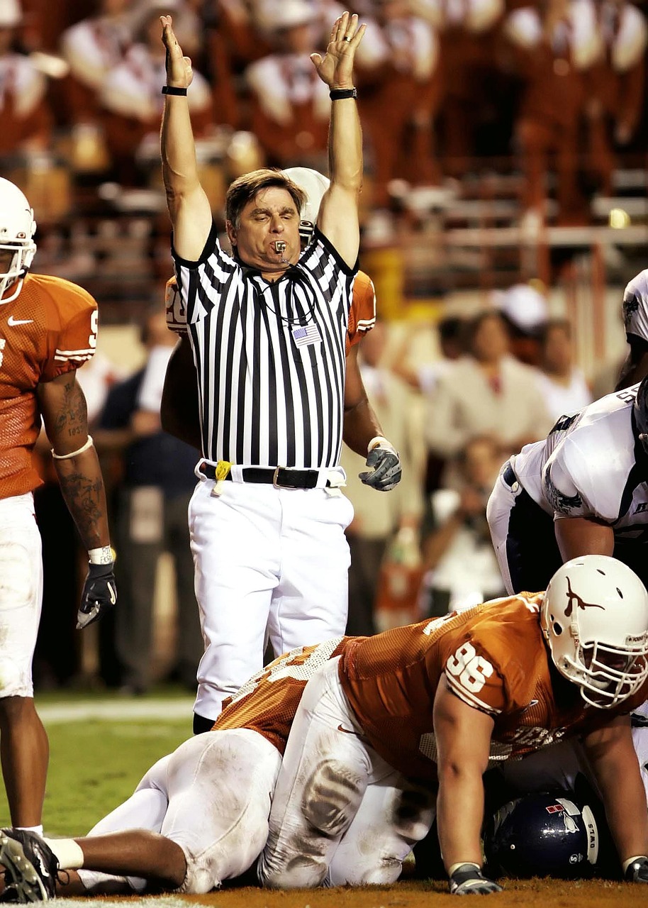 referee, american football, team, match, uniform, college, game, texas, touchdown, signal, sport, play, competition, athlete, field, football player, sports official, score, athletic, teamwork, football, helmet, action, texan, referee, american football, american football, football, football, football, football, football